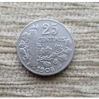 Werty71 Франция 25 сантимов 1905