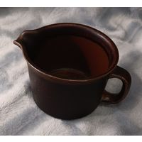 Винтажный сливочник Arabia Ruska ("осенние цветы"). Каменная керамика, ручная работа, матовая глазурь. 5х8,5 см.