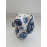Статуэтка гжель собака
