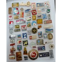 Значки городов СССР - 60 шт.