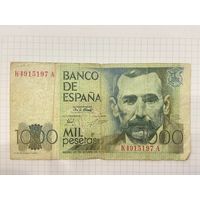 Банкнота Испании 1000 песет 1979 год.-5