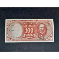 10 сентисимо на 50 песо 1960-1961 года. Чили. UNC. Распродажа