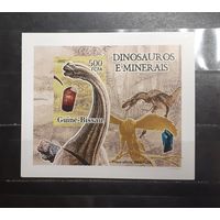 Гвинея-Бисау. 2005 год. Фауна. Динозавры (блок) (1227)