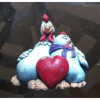 Курица с петухом