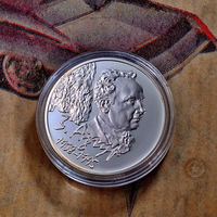 З. Азгур 100 лет. 10 рублей 2008 (Серебро)