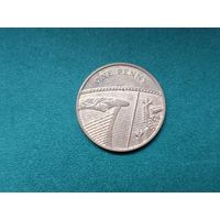 1 пенни Великобритания.