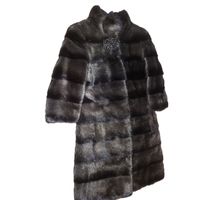 ШУБА НОРКОВАЯ. ИТАЛИЯ. ДЛИНА - 90 см.