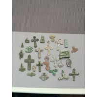 Сборный лот крестиков в реставрацию с рубля!