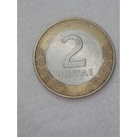 Литва 2 лита 1999 года .