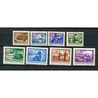 Венгрия - 1973 - Почта. Portomarken - (пятно на клее у ном. 80) - [Mi. 242p-247p] - полная серия - 8 марок. MNH.  (Лот 69HH)-T41P37