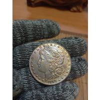 1 ДОЛЛАР 1888г.,США,МОРГАН!КОПИЯ!