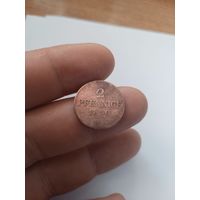 2 пфеннига 1850 Саксония,Германия