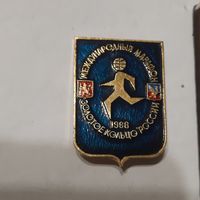 Значок Международный марафон*Золотое кольцо России 1988. СССР.
