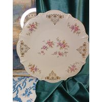 Антикварное фарфоровое блюдо Бавария.