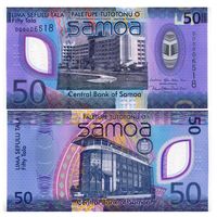 Самоа 50 тала образца 2025 года UNC pw50 серия DD