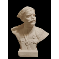 Бюст В.И. Чапаев Гипс