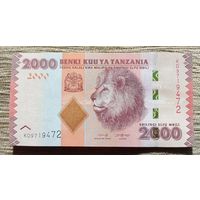 Werty71 Танзания 2000 шиллингов 2015 UNC банкнота Лев 2010 - 2020 Лев