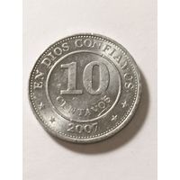 Никарагуа 10 сентаво 2007