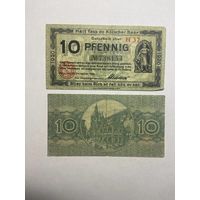 10 пфенингов (нотгельды) г. Германия.-1012