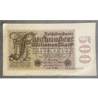 Банкнота 500 миллионов марок. 1923 год. Веймарская республика. С рубля без МЦ.