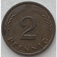 Германия 2 пфеннига 1963 г. J