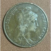 Монета 5 сантимов 1917 год. Франция.