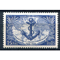 Франция - 1951г. - пятидесятилетие создания колониальных войск - 1 марка - полная серия, MH [Mi 907]. #2-Fr-57-A-2