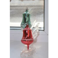 Винтажные стеклянные игрушки "Колокольчики"