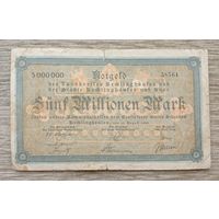 Werty71 Германия 5 миллионов 5000000 марок 1923 Реклингхаузен и Бур 5 000 000 банкнота гроссгельд