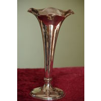 Ваза с серебрением  18,5 см