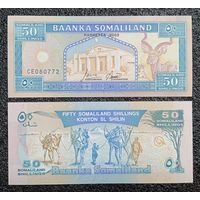 50 шиллингов Сомалиленд 2002 г. UNC