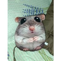 Мышка мягкая игрушка подушка для детей без ворса