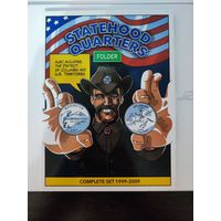 Альбом с монетами коллекционный Штаты и территории заполненный бонусы четвертак квотер 25 центов США