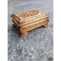 Шкатулка деревянная ручной работы, винтаж,  ретро