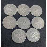 10 грошей. 8 шт. 1998-2 шт. 2002,04,05,08,12,15. Цена за все.