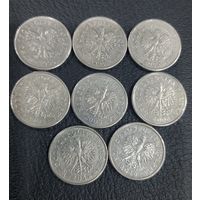 10 грошей. 8 шт. 1998-2 шт. 2002,04,05,08,12,15. Цена за все.
