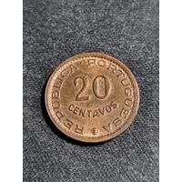 Португальский - Мозамбик 20 сентаво 1973