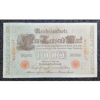 1000 марок Германия 1910 г. (Nr литера J)