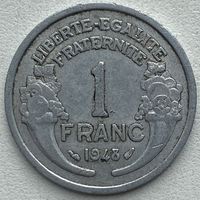 Франция 1 франк 1948 г.