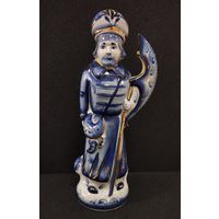 Штоф фарфоровый Стрелец, Гжель