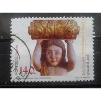 Азоры, Португалия, 1997. Позолоченная резьба по дереву, Атлантида, 18 век