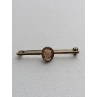 Старинная брошь Камея, резьба по ракушке, торги с Рубля