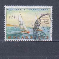 [873] Мозамбик 1973. Парусный спорт.Яхты. Гашеная марка.