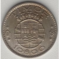 Тимор Португальский 10 эскудо 1970 г.