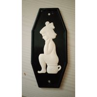 Накладка на дверь туалета эмблема знак кабинета задумчивости для женщин