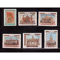 СССР-1954, (Заг.1693-1698),  гаш.( с клеем), ВСХВ