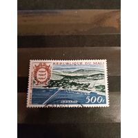 1961 республика Мали дорогая концовка серии герб города Бамако крокодилы авиапочта (2-14)