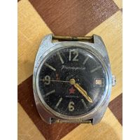 Командирские часы на ходу с рубля без МЦ со стоп секундой