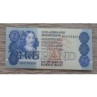 Werty71 ЮАР 2 ранда 1983 - 1990 UNC банкнота
