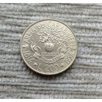 Werty71 Италия 200 лир 1994 180 лет карабинерам Гренада